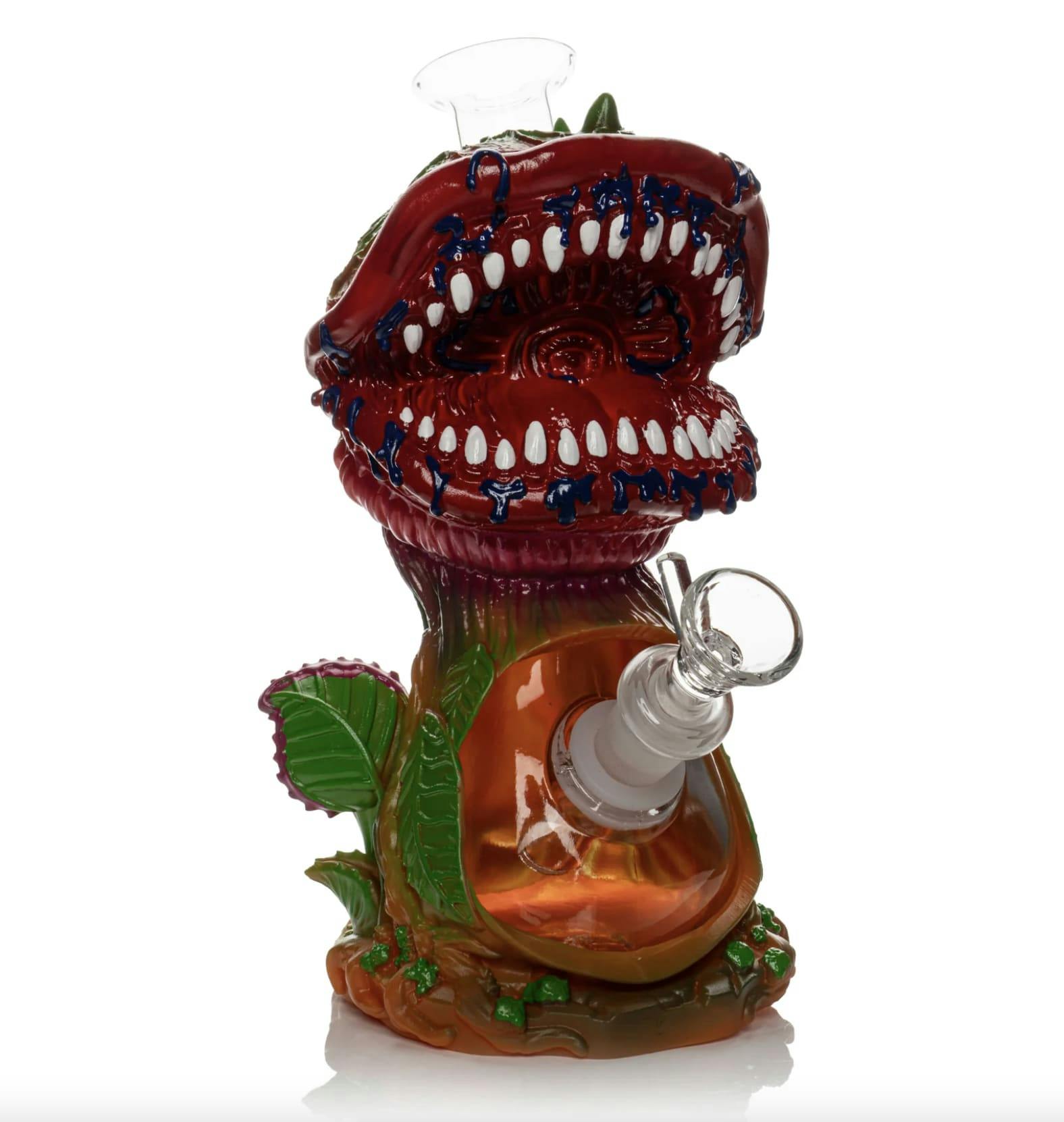 9" Venus Fly Trap PVC/Glass Bong
