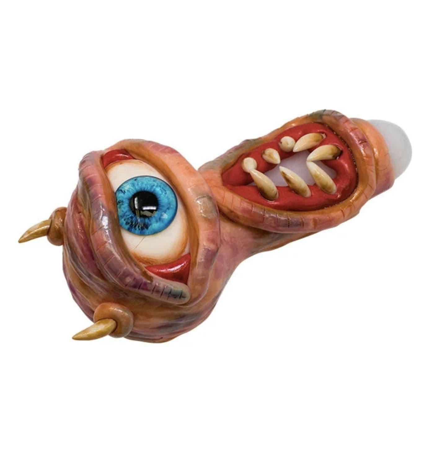 Angry Eyed Allen Monster Hand Pipe
