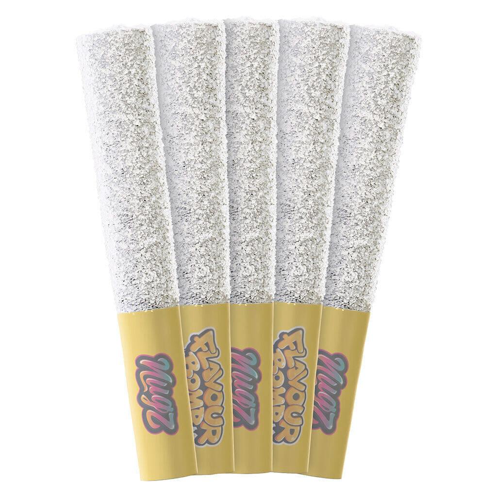 Flavour Bomb 40 Pineapple Punch Diamond Infused Pre-Rolls 5x0.5g Resin