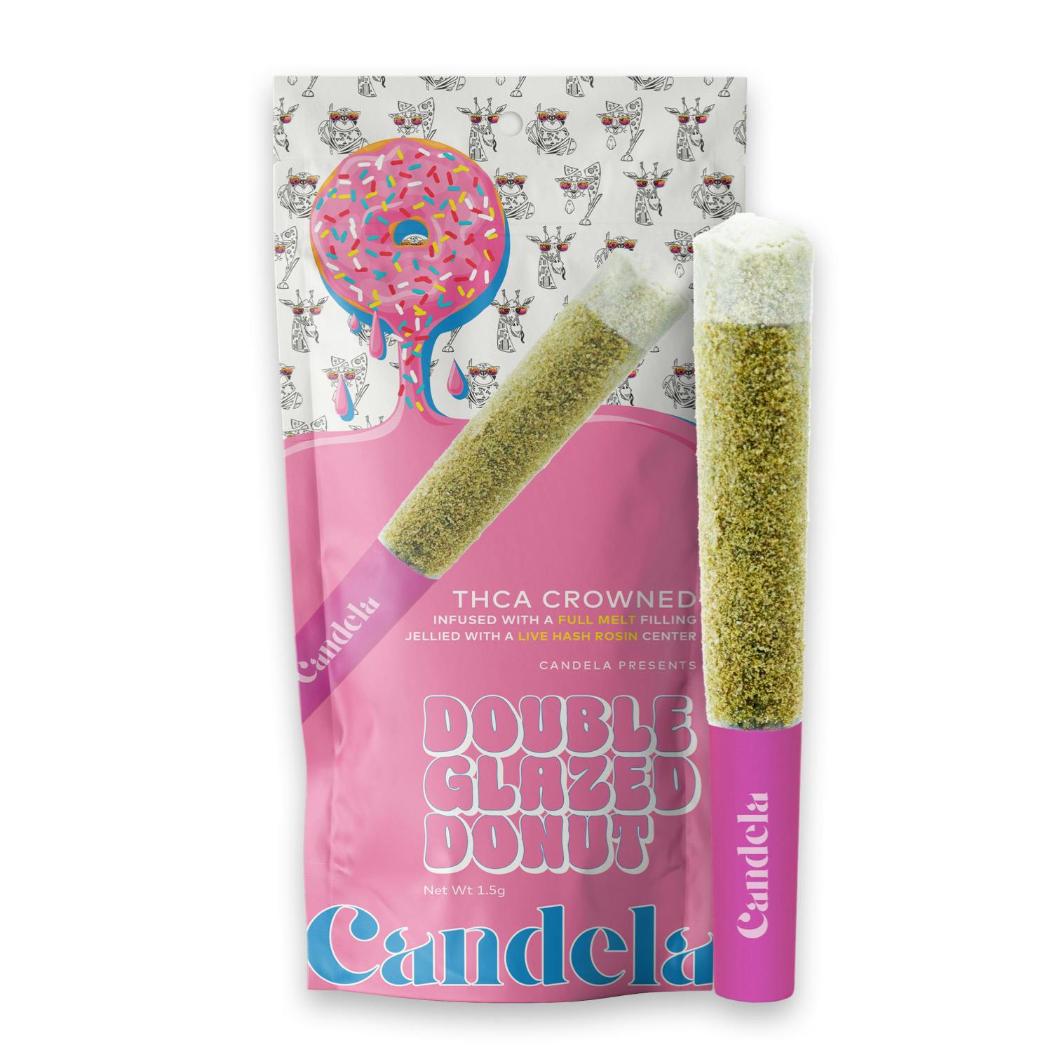 Slurricane X Gush Mints 1.5g Double Glazed Donut cannabis product