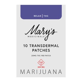 Transdermal Relax Indica Patch 10pk (200mg)
