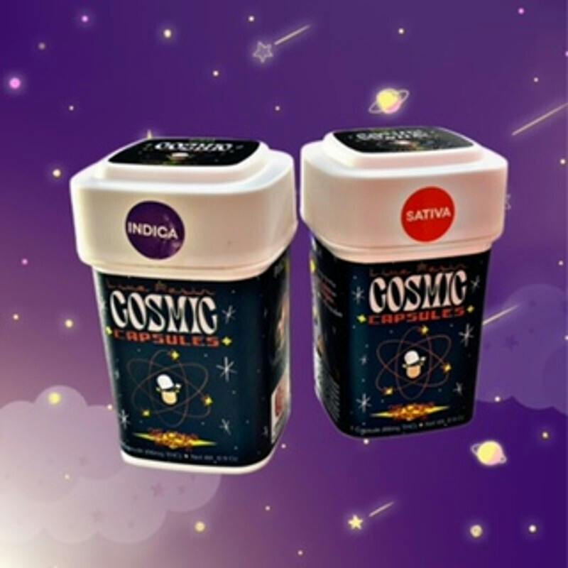 Cosmic Capsule - Sativa - 25 Capsules - 170mg Per Capsule