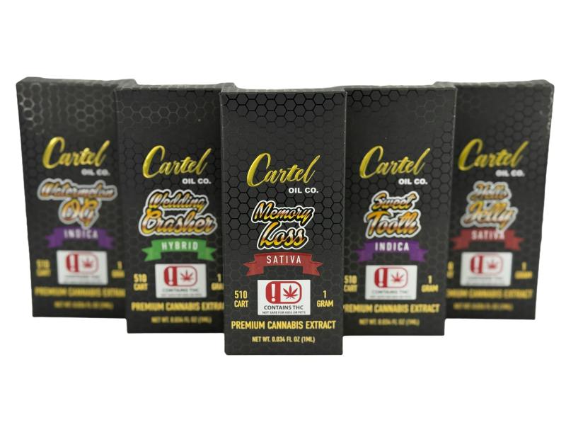 Cartel Oil Co | 510 Cartridge | Liquid Diamonds | Indica | Skywalker OG | 1g cannabis product