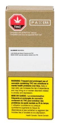 BlueBerry OG Live Rosin PAX Era 1g Pod - 1g