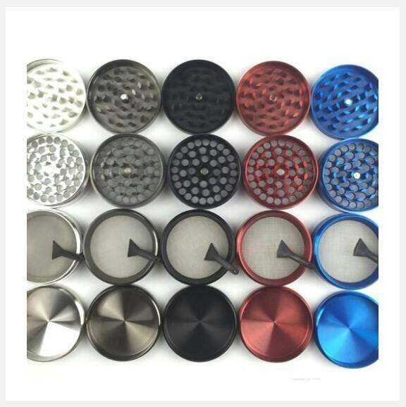 40mm Zinc 4pc Grinder - Assorted Colors