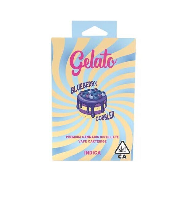 Gelato Flavor — Blueberry Cobbler