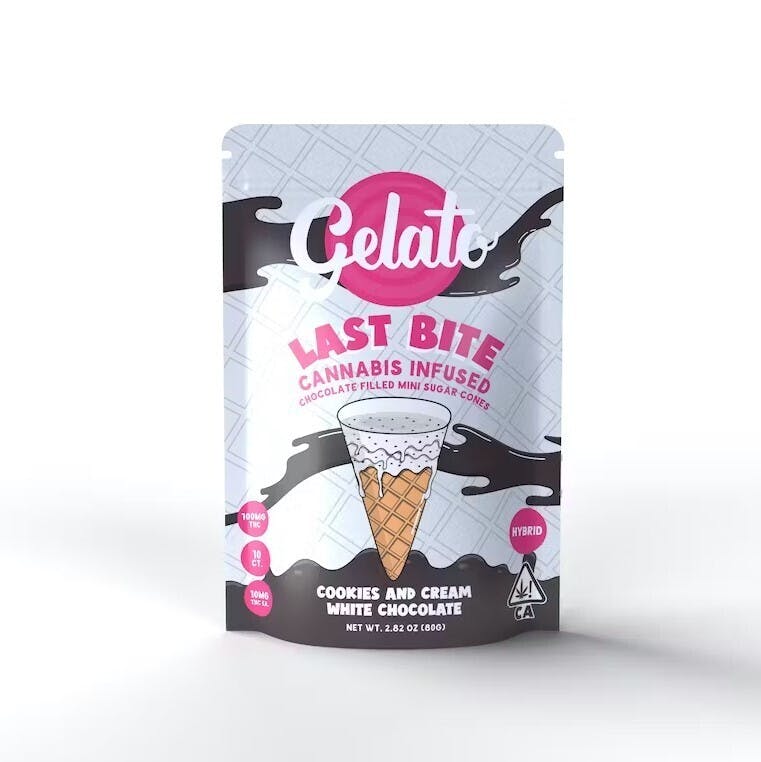 Gelato Last Bite — Cookies And Cream White