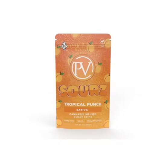 Platinum Fruit Chews — Tropical Punch Sourz