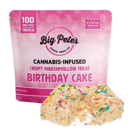 Big Pete's — Birthday Cake Rice Crispy Treat