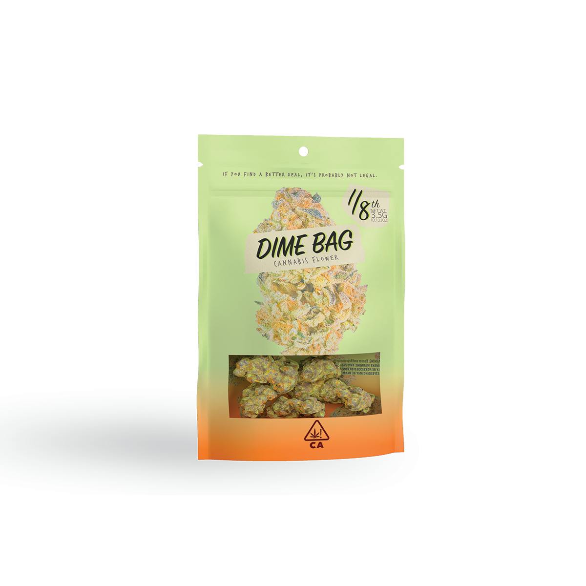 Dime Bag Flower: Satsuma Sherbet