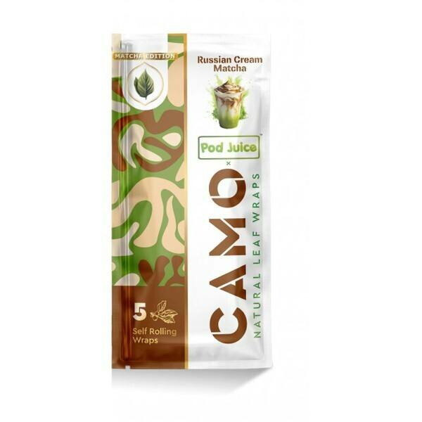 Camo x Juice Natural Leaf Wraps Russian Cream Matcha