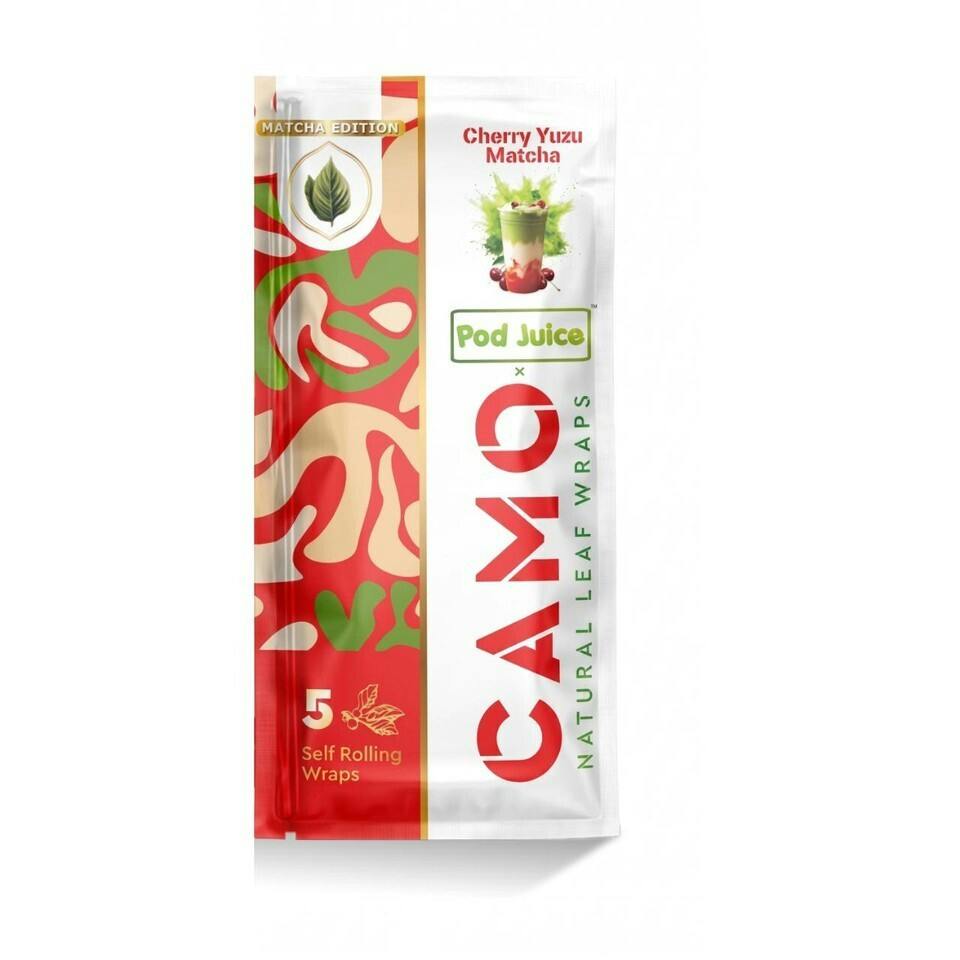 Camo x Juice Natural Leaf Wraps Cherry Matcha
