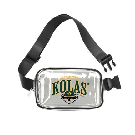 Kolas Branded Fanny Pack Clear Green Koala