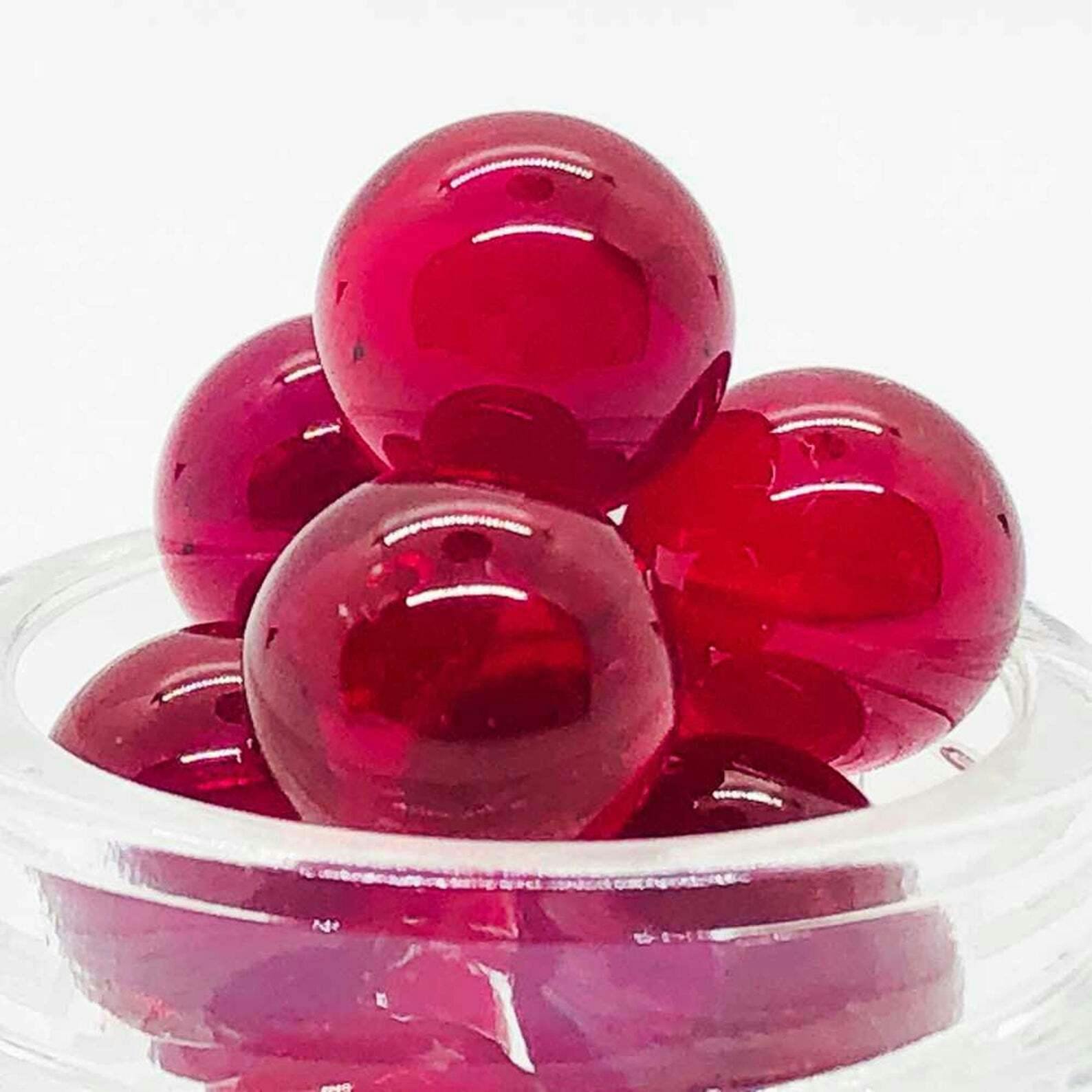 Tiki Quartz - Pearls - Ruby