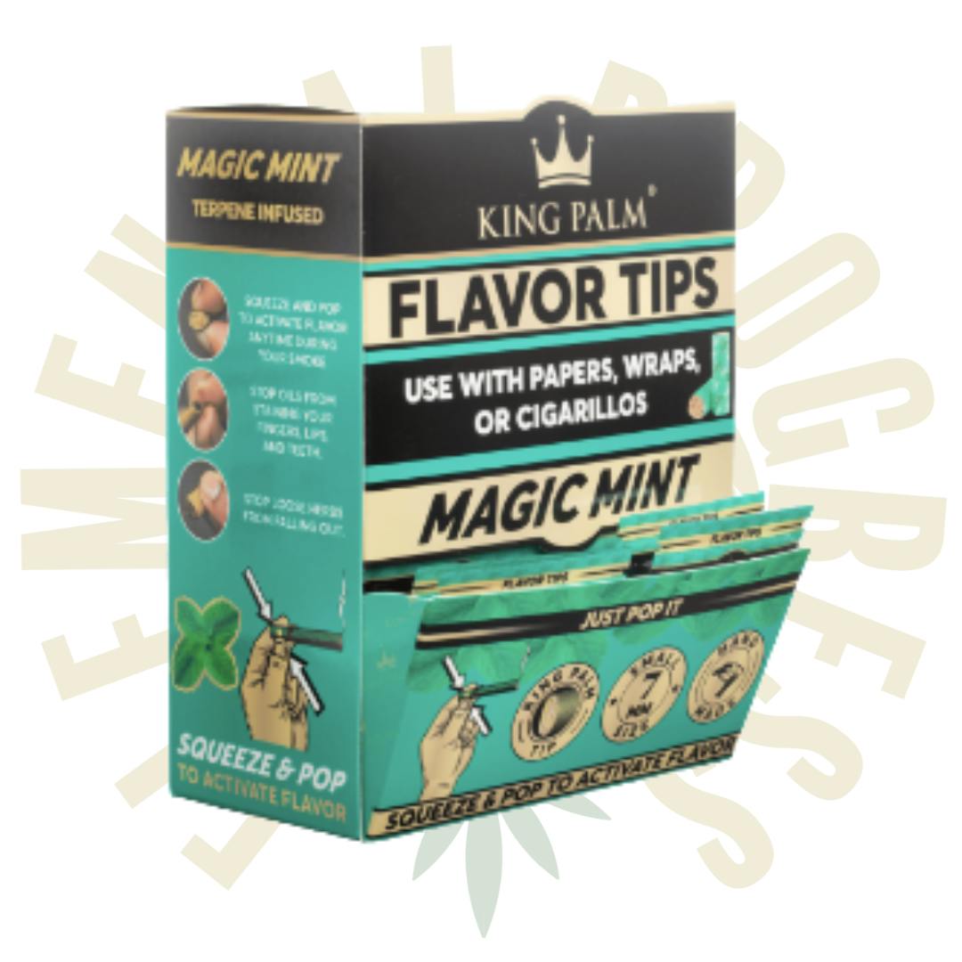 King Palm Wraps - Magic Mint Filters Tips