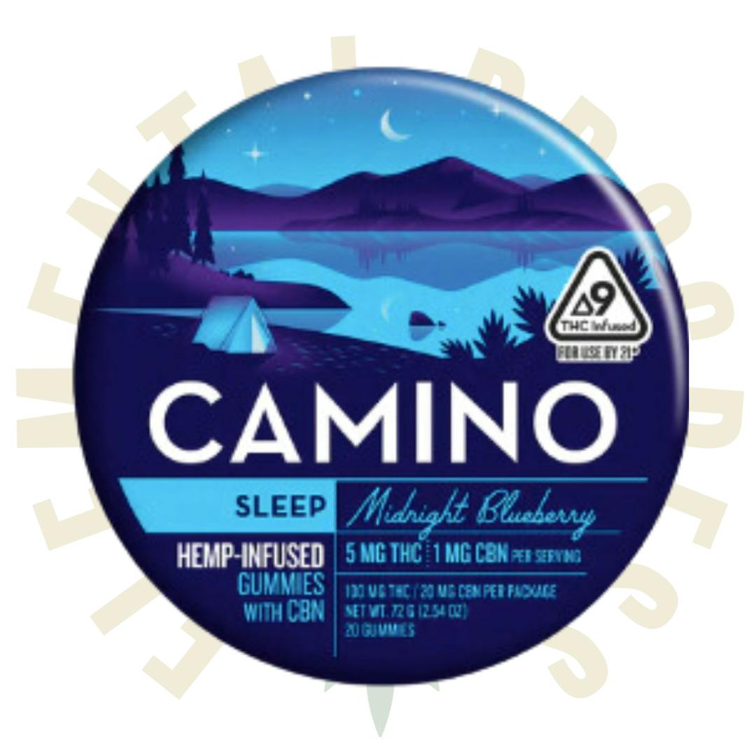 Camino Midnight Blueberry "Sleep" CBN Gummies