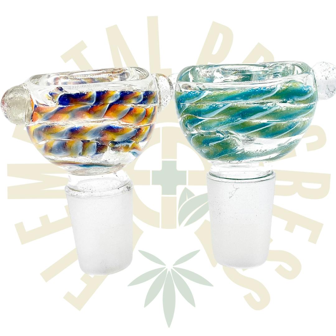 Swirl Bowl - 14mm - Luv Budz