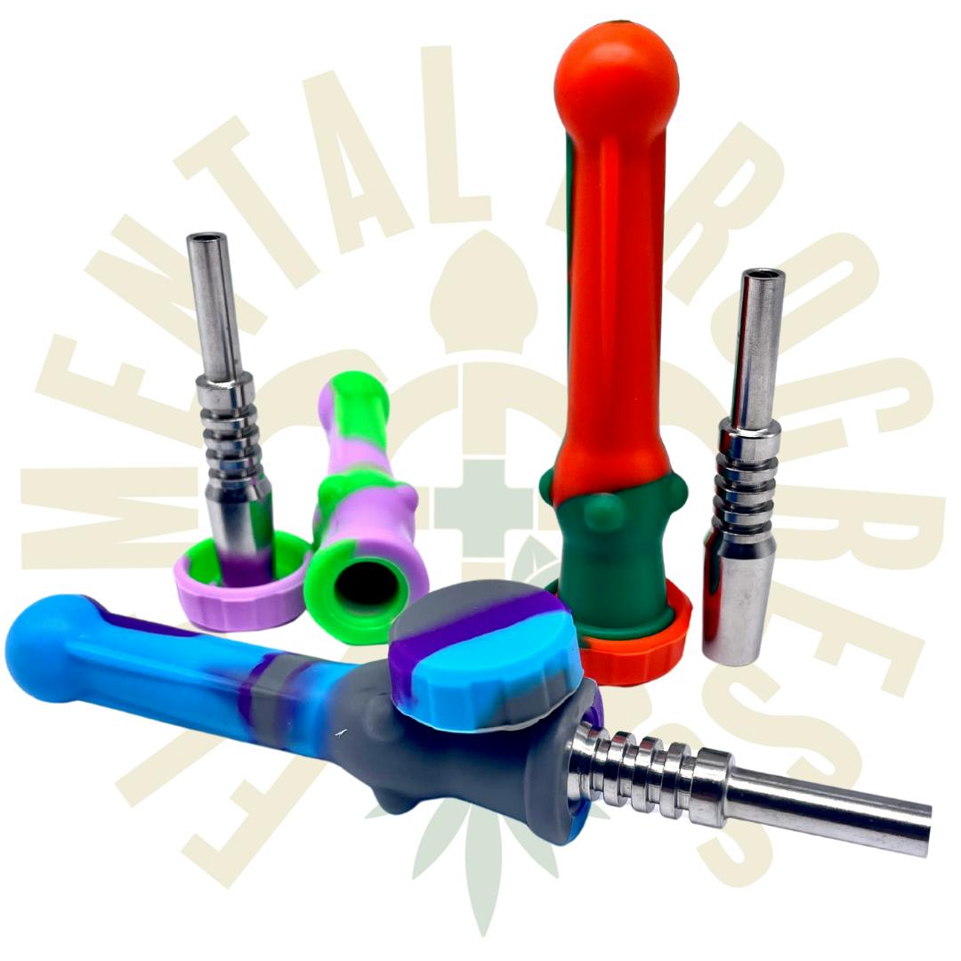 Nectar Collector- Silicone Metal Tip
