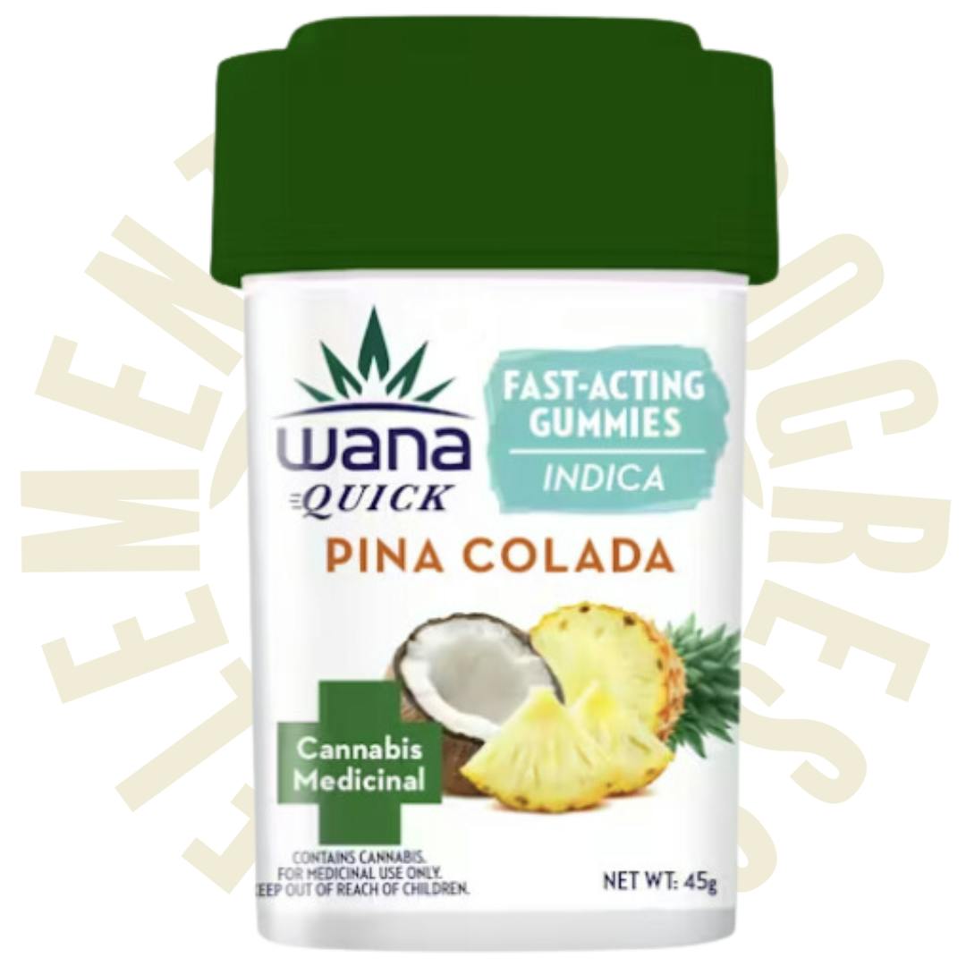 Wana Gummies - 100mg - Pina Colada