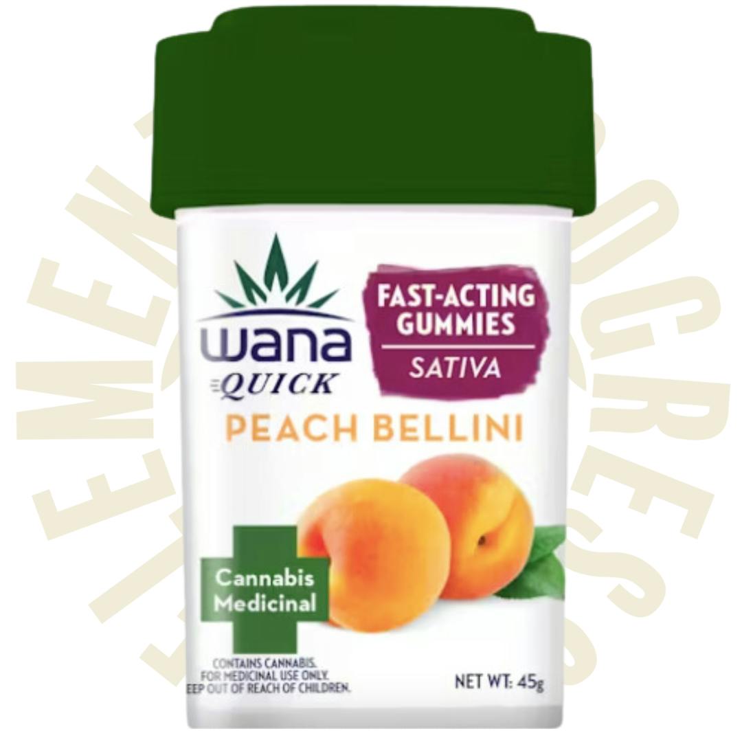 Wana Gummies - 100mg - Peach Bellini