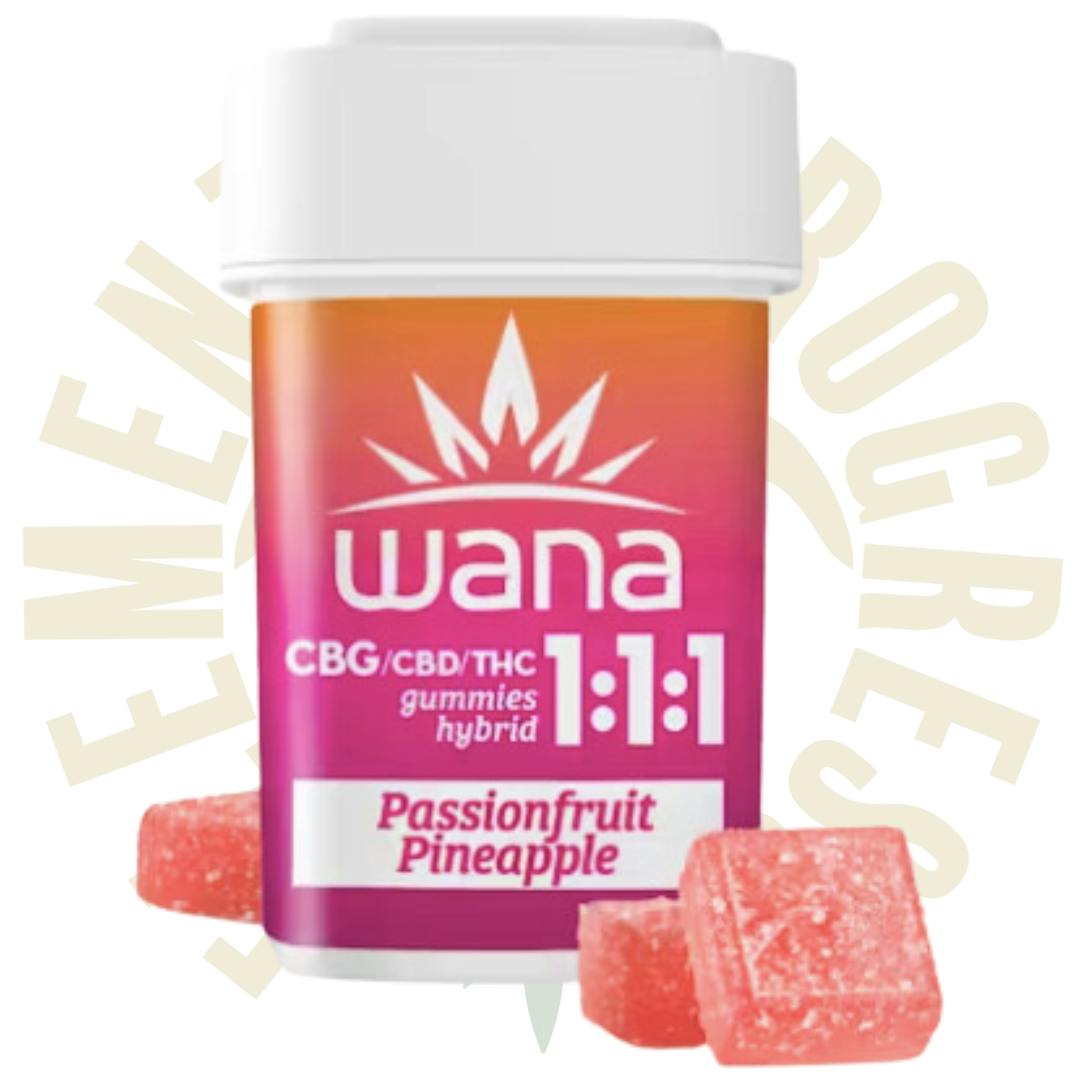 Wana Gummies - 1:1:1 - Passionfruit Pineapple