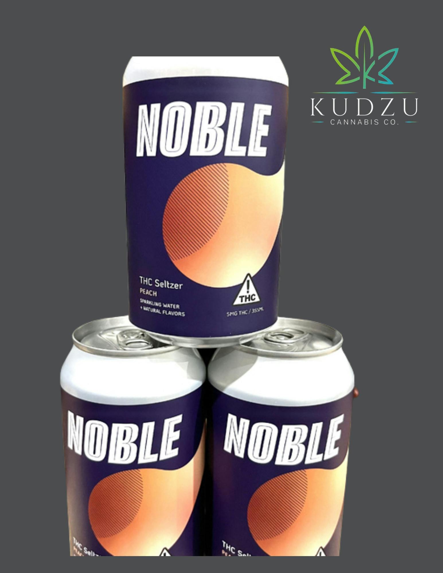 10mg Peach Seltzer at Kudzu Cannabis