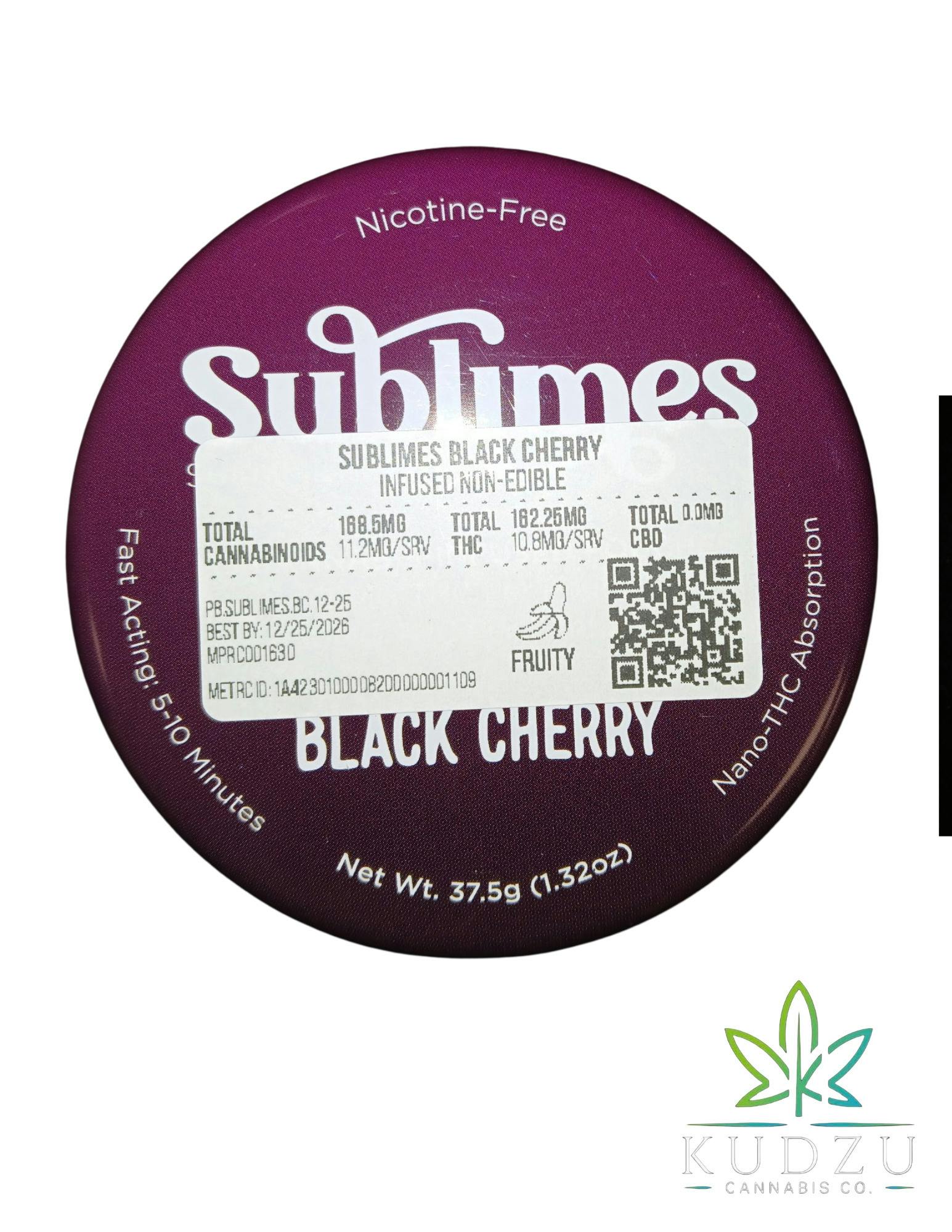 150mg Black Cherry - Sublimes