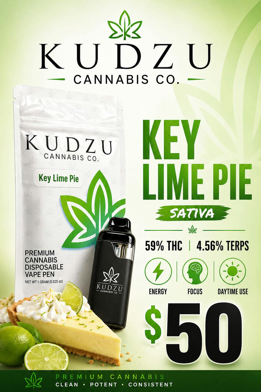 1g Dispo Key Lime Pie