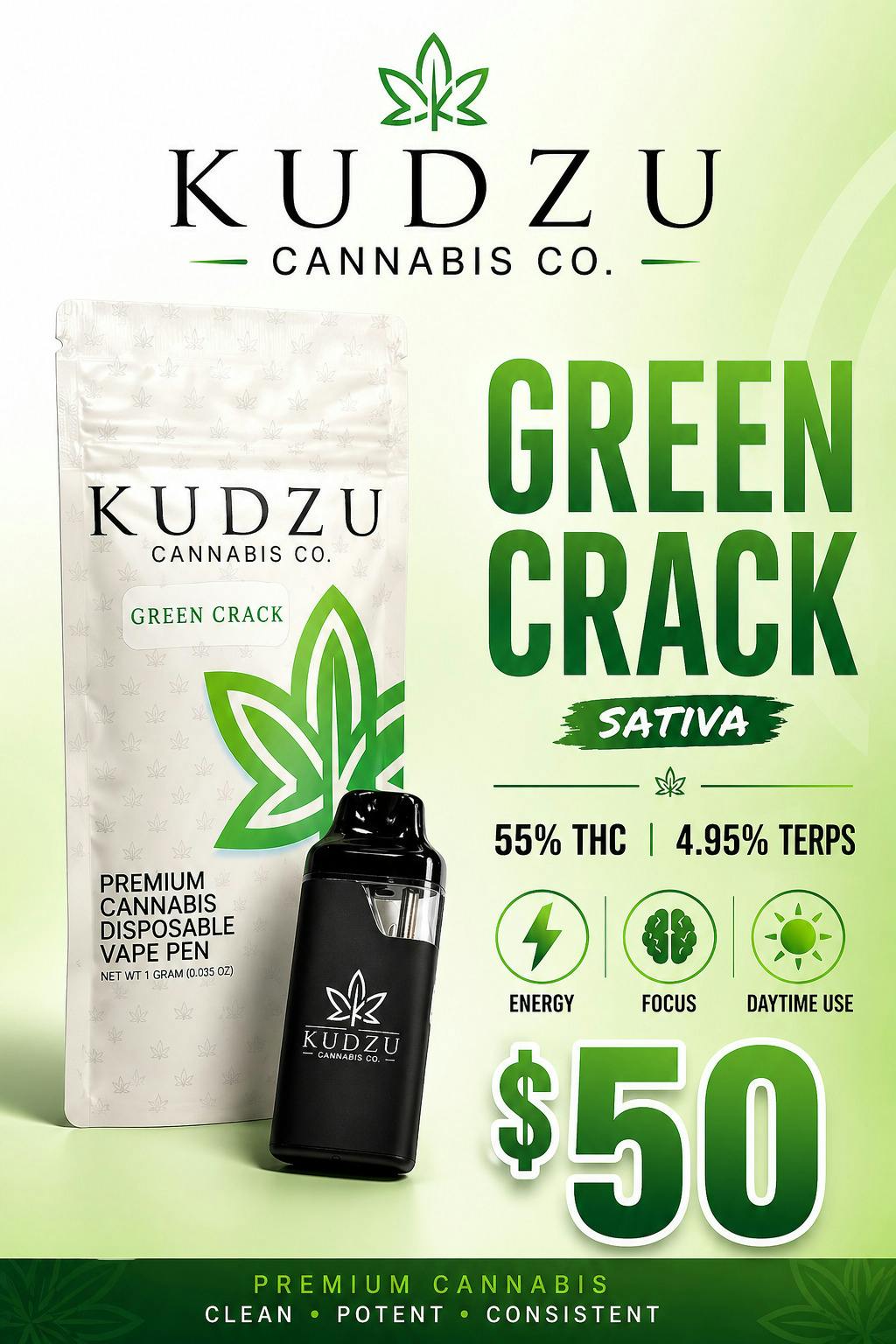 1g Dispo - Green Crack
