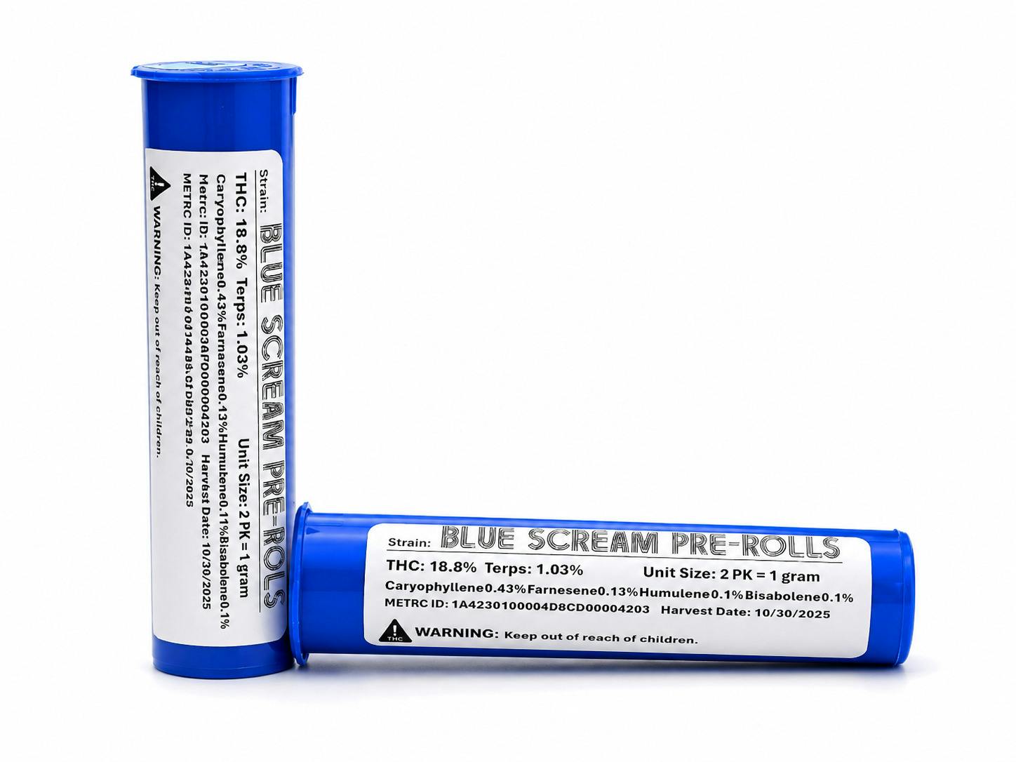 Blue Scream | Joints | 1g | 2pk at Kudzu Cannabis