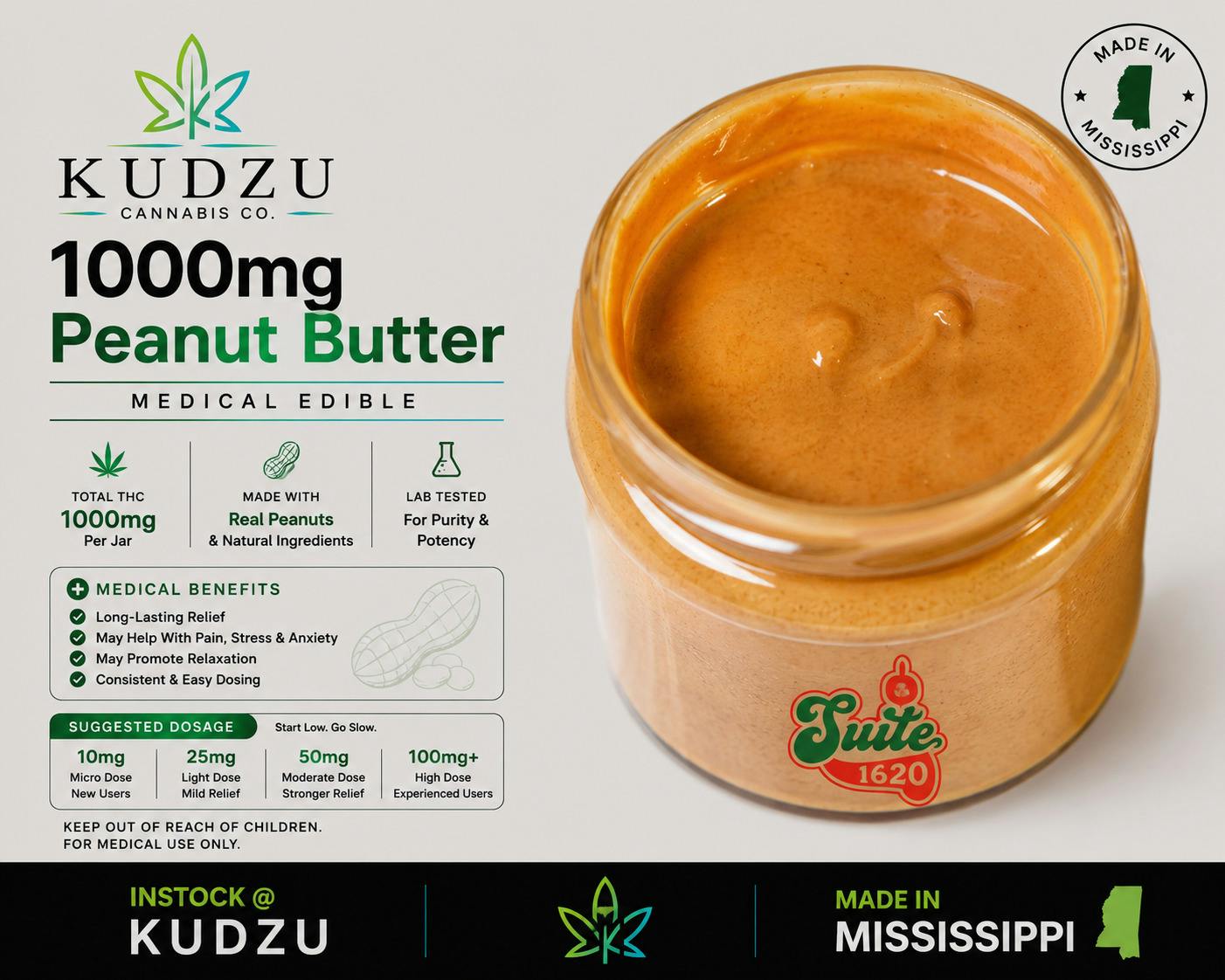 1000mg Peanut Butter