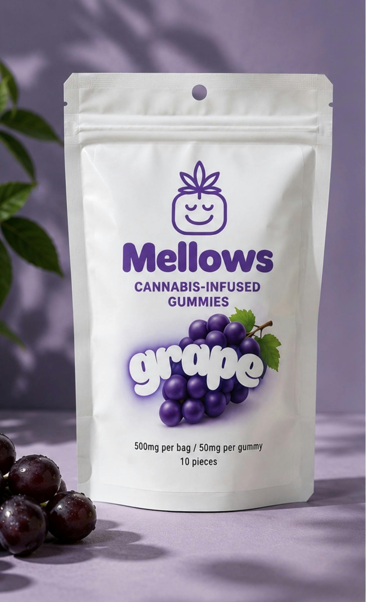 500mg Grape - Mellows