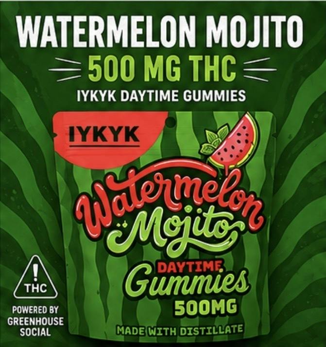 500mg Watermelon Mojito Gummies