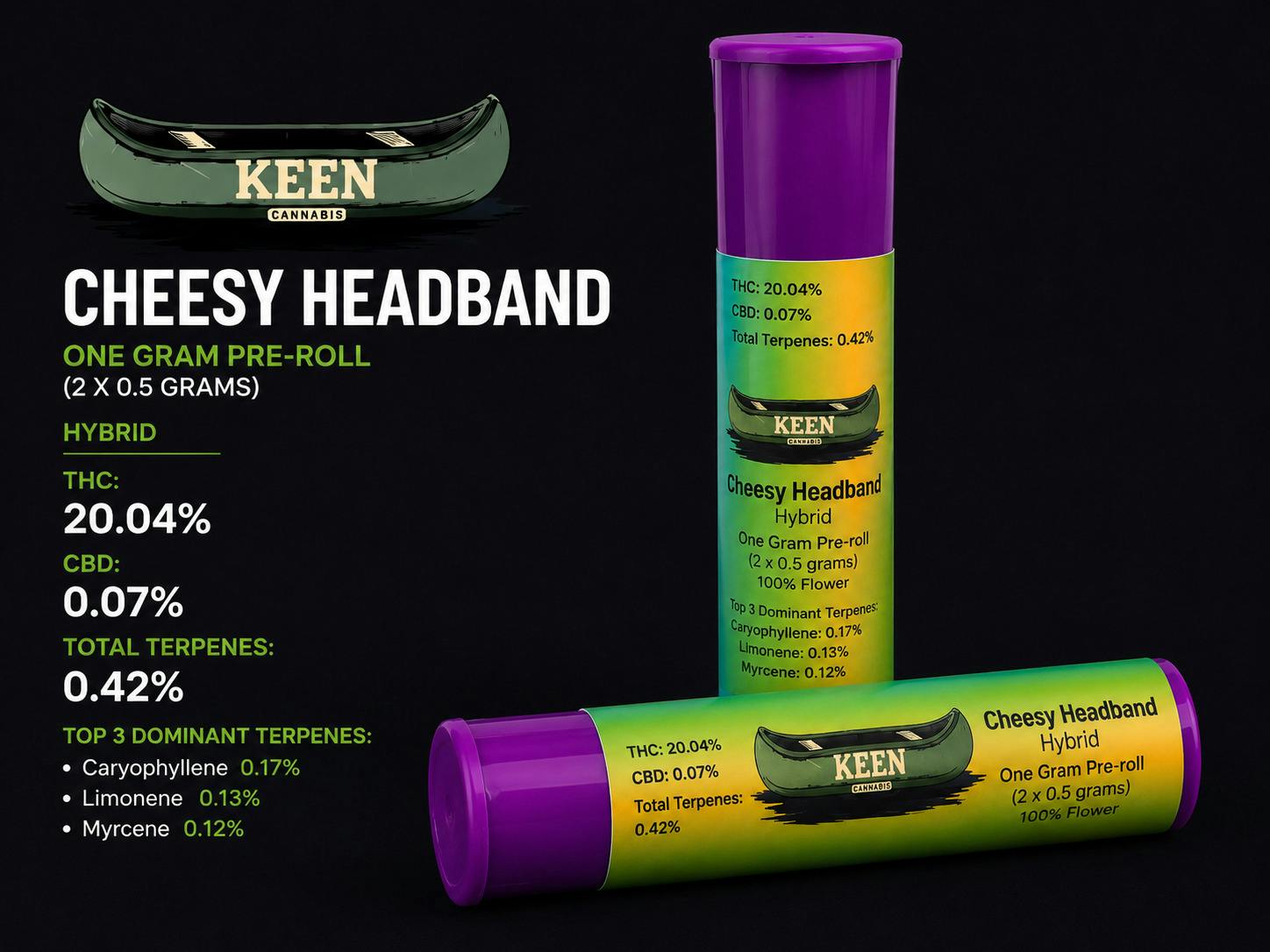 Cheesy Headband | 1g | 2pk at Kudzu Cannabis