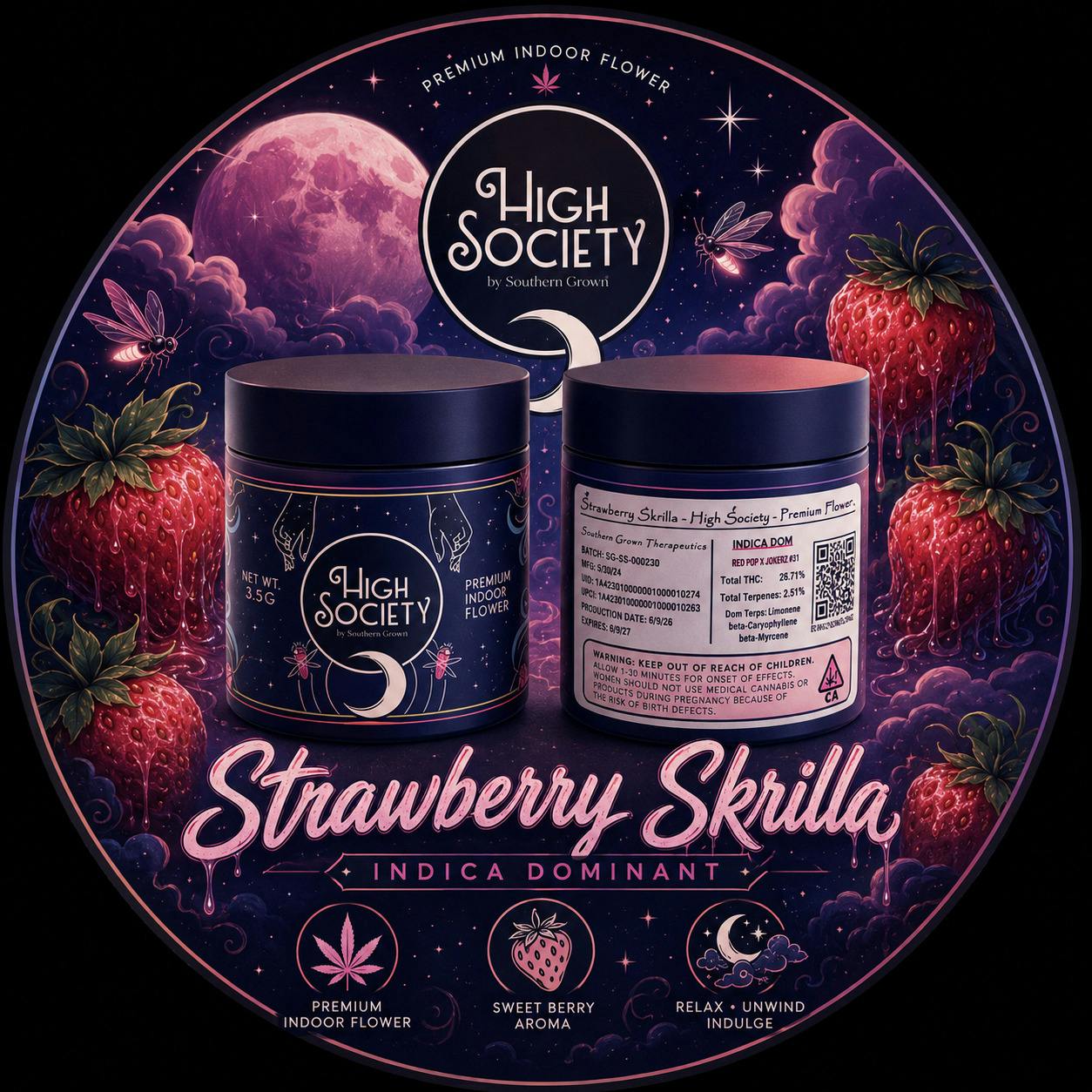 3.5g Strawberry Skrilla