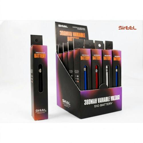 380mAh w/ Preheat Variable Voltage Battery & 510