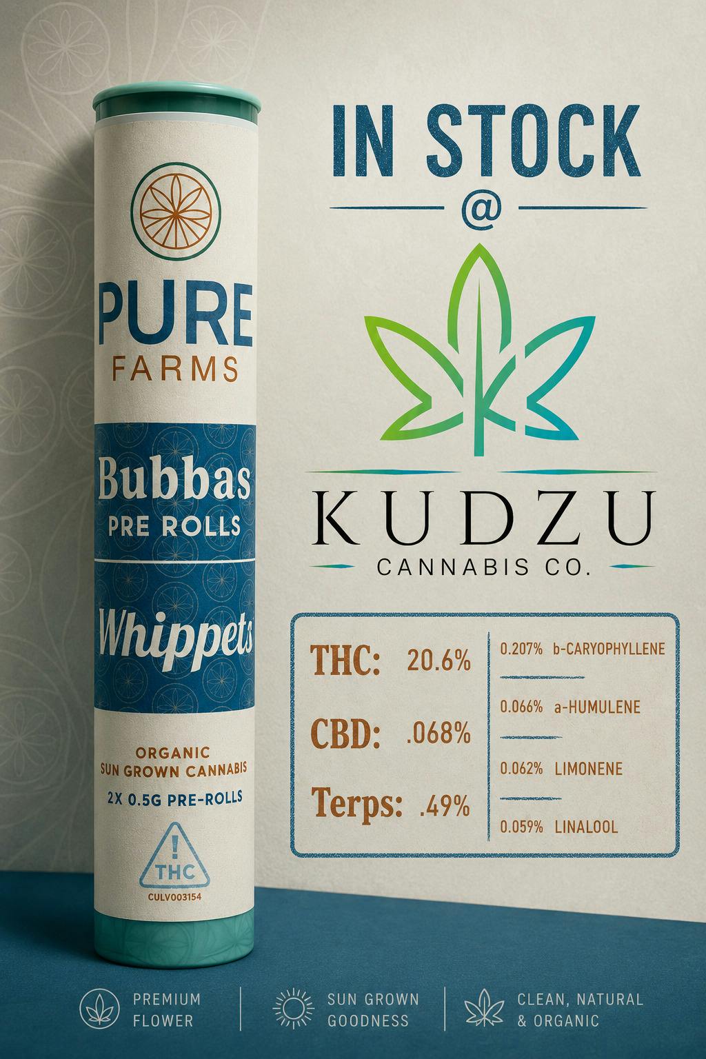 2pk Whippetz at Kudzu Cannabis