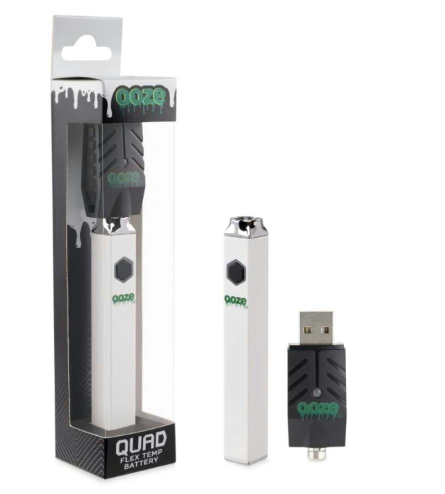 OOZE Quad Flex Temp Battery {White} | Accessories