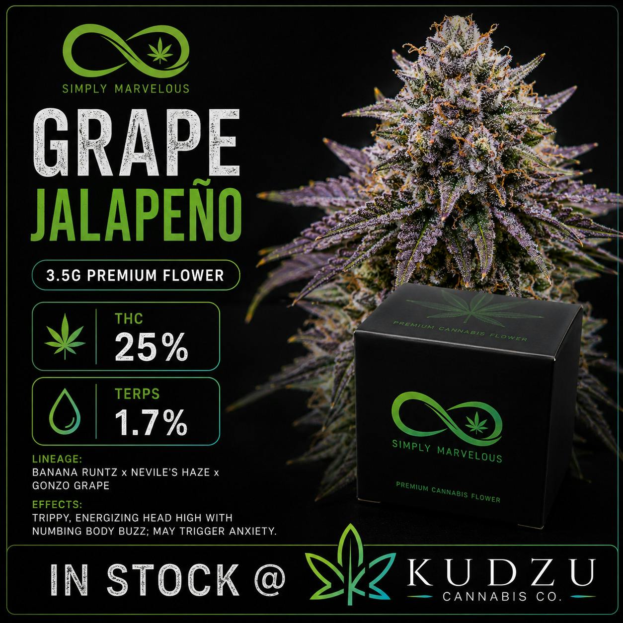 3.5g Grape Jalepeno