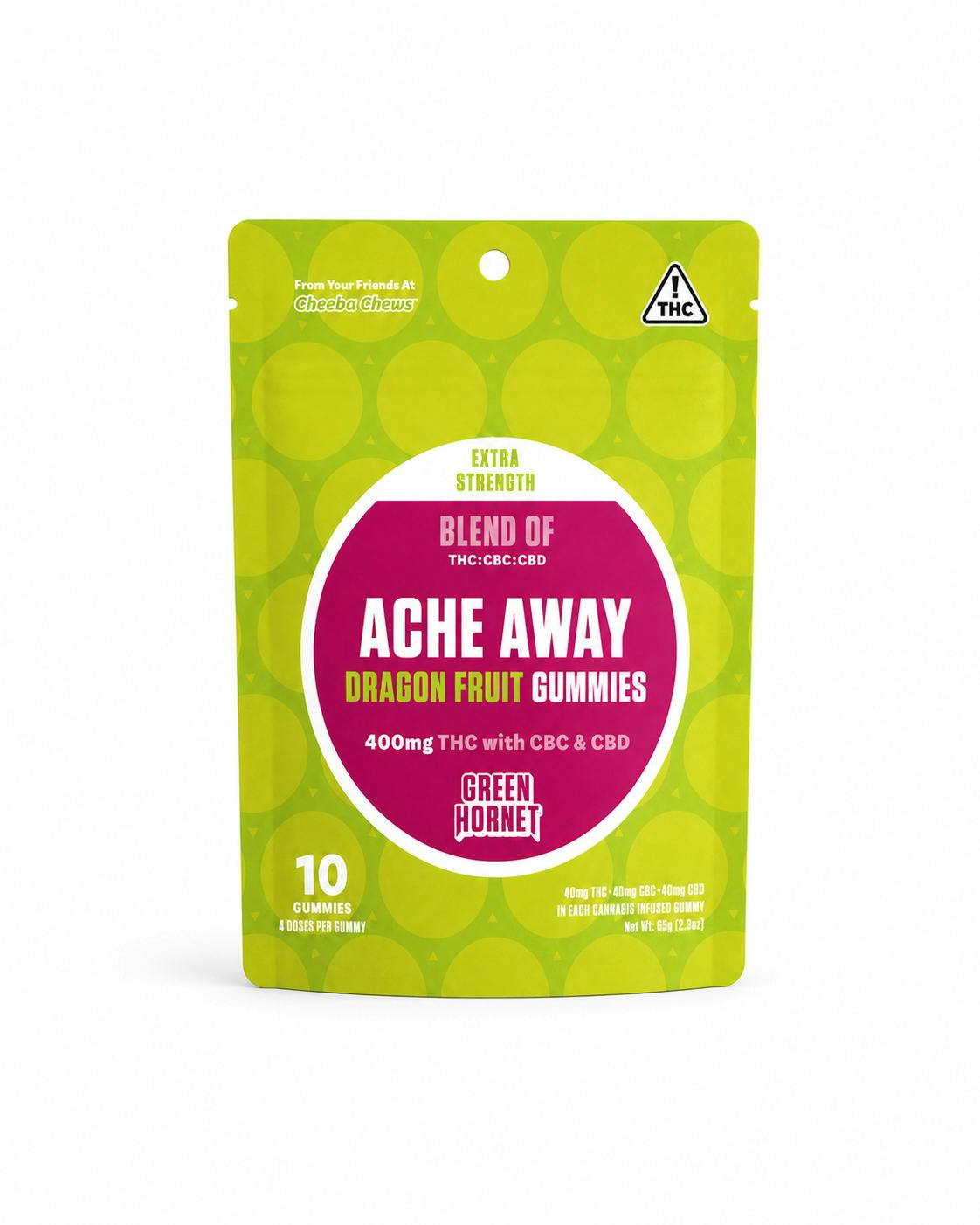 400mg Ache Away Dragon Fruit