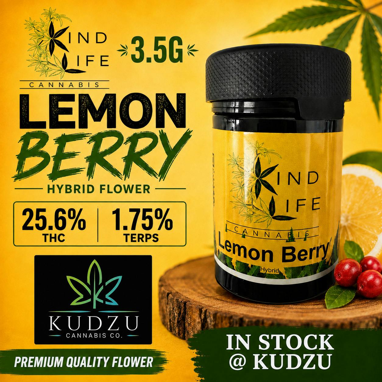 3.5g Lemon Berry
