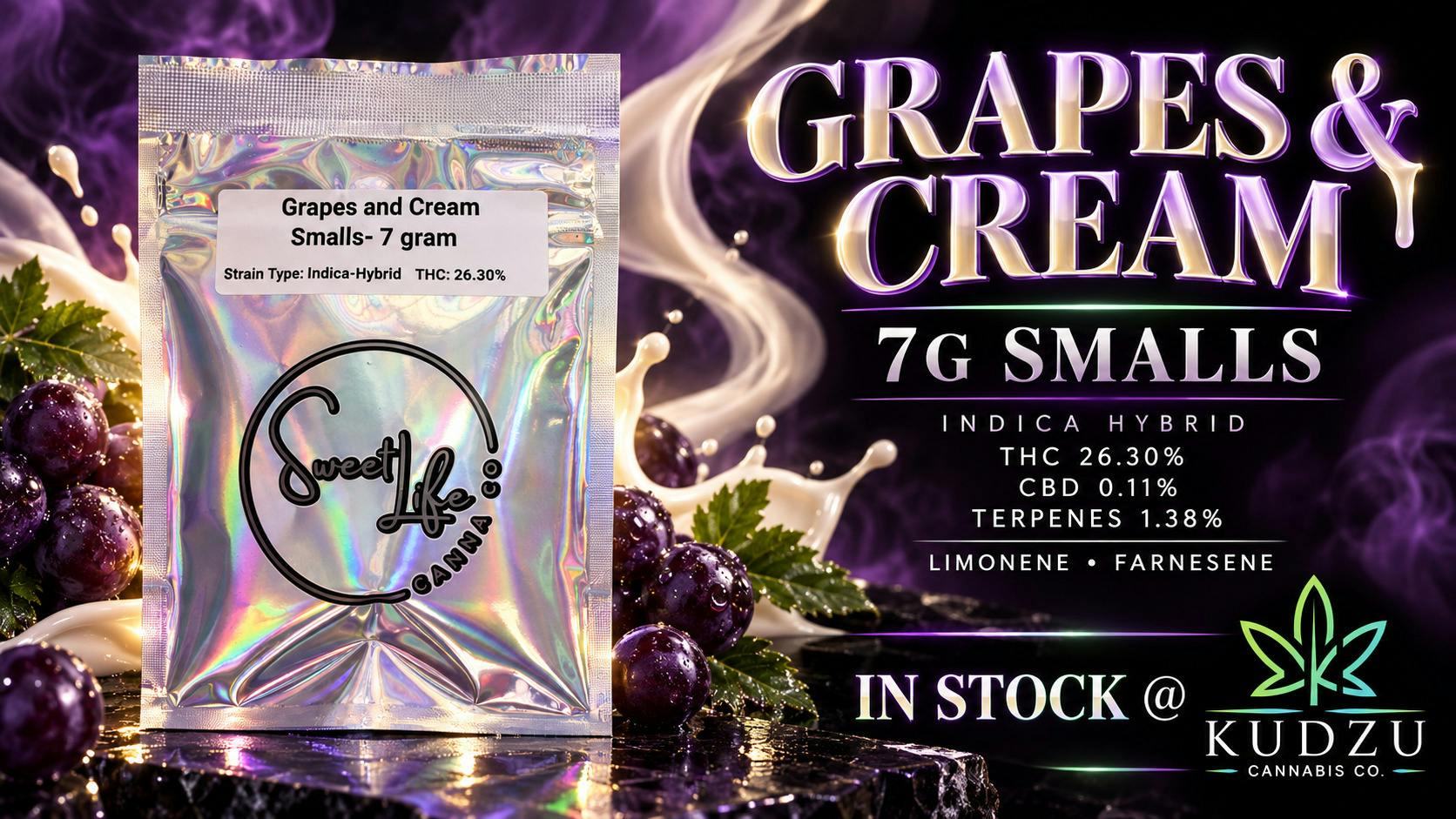 7g Grapes & Cream