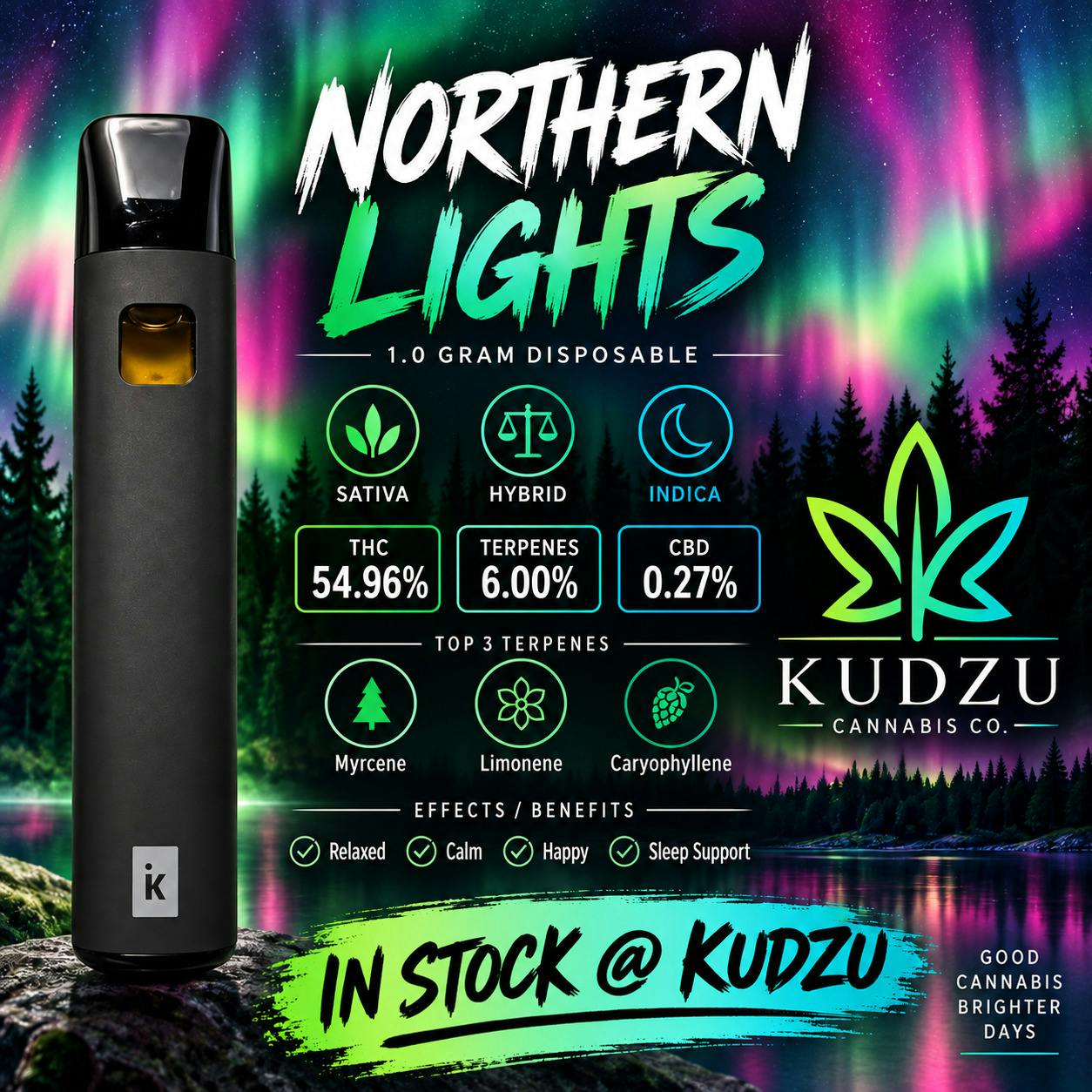 1g Northern Lights