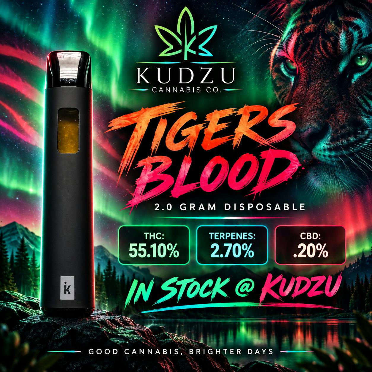 2g Dispo Tigers Blood