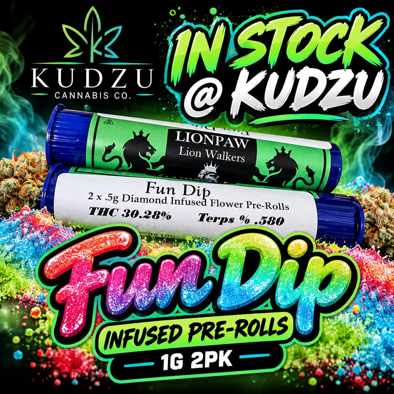 1g 2pk Infused FUN DIP Preroll