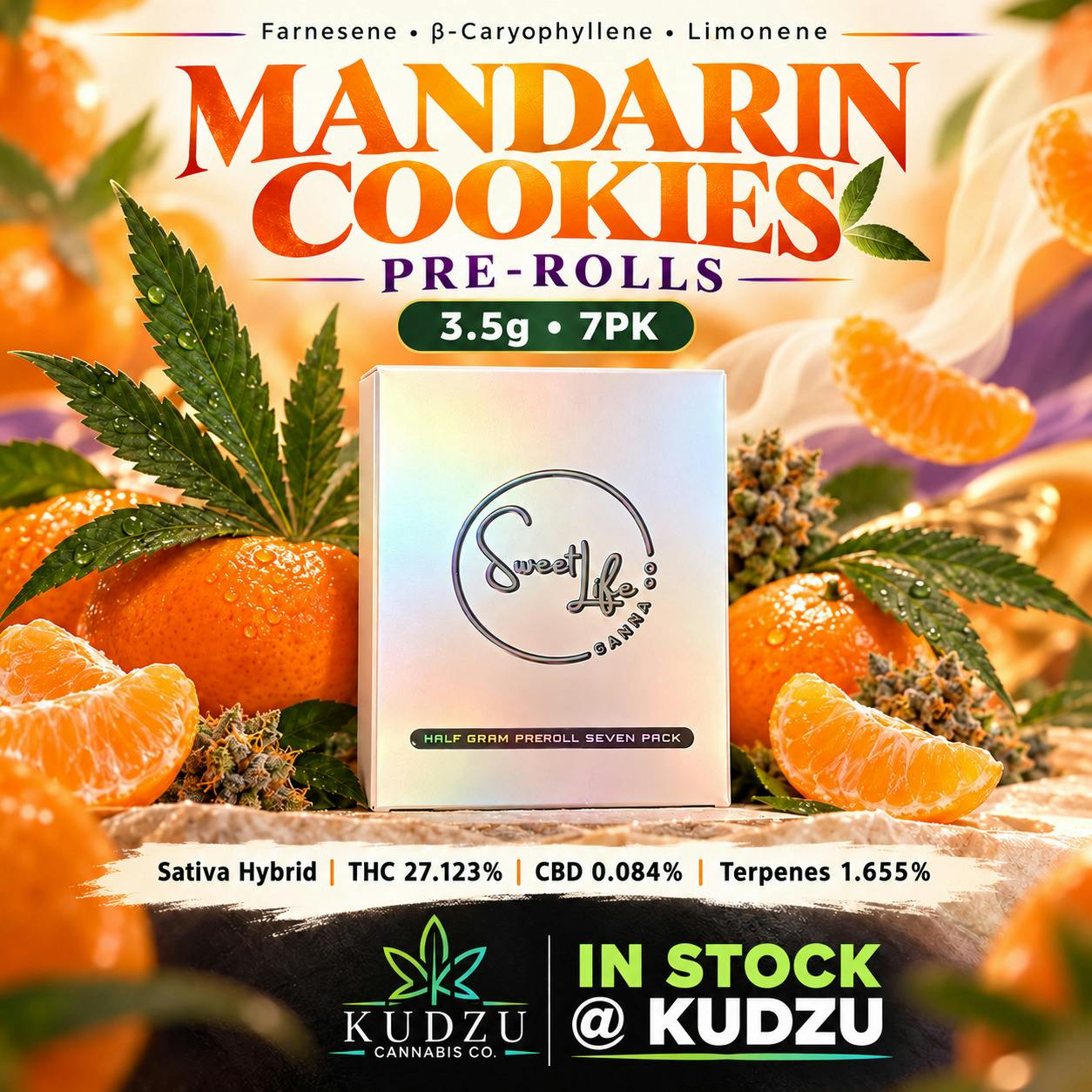 3.5g 7pk Mandarin Cookies