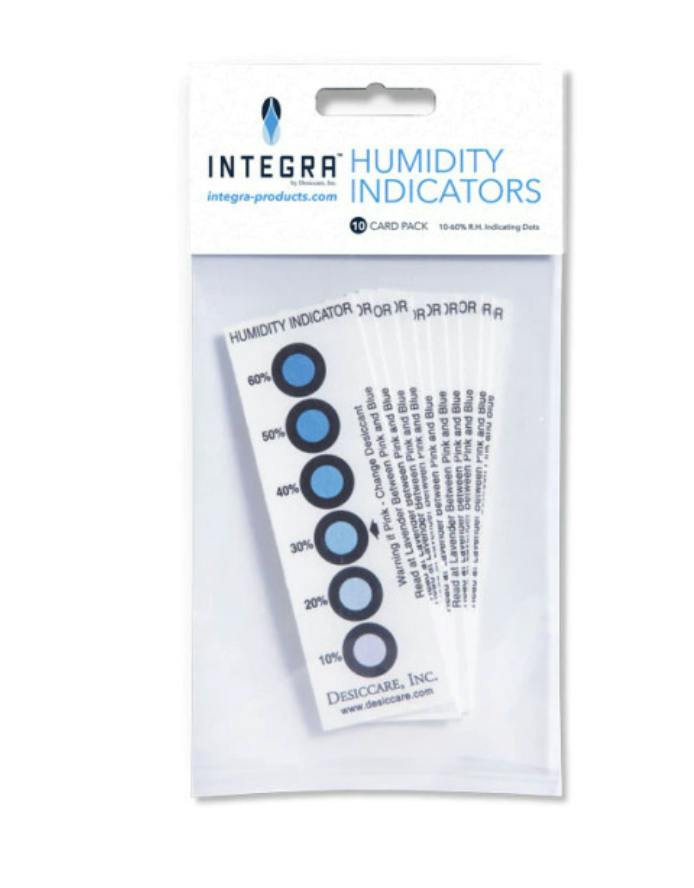 Integra- 10%-60% Humidity Indicators Card- 10 per Pack