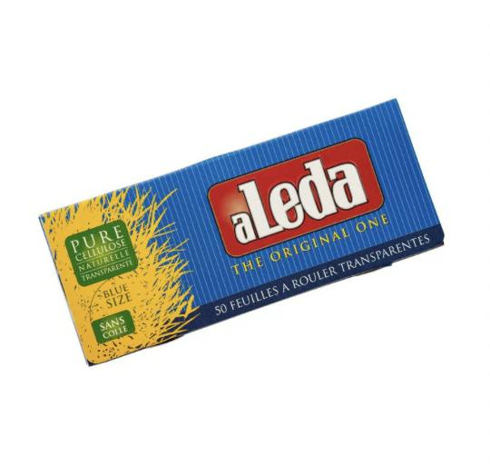aLeda- Blue Clear Cellulose Rolling Papers- King Size