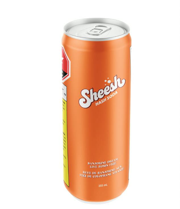 Sheesh Hash Sodas- Banjorine Dream Live Rosin Fizz Sativa- 355ml
