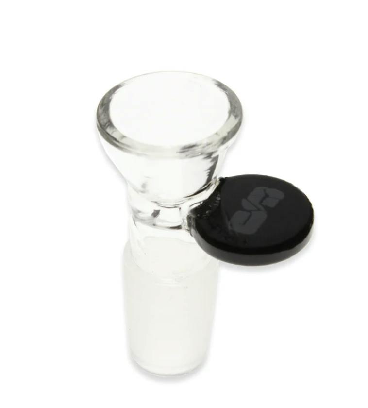 Shatter'd Glassworks- Paddle Bowl 18mm- Black